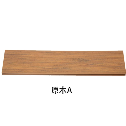 【户外地板】原木A色 M型庭院花园露台地板抗菌防腐防霉地板木塑 原木A色 长板1平3块包料限露台泥土面